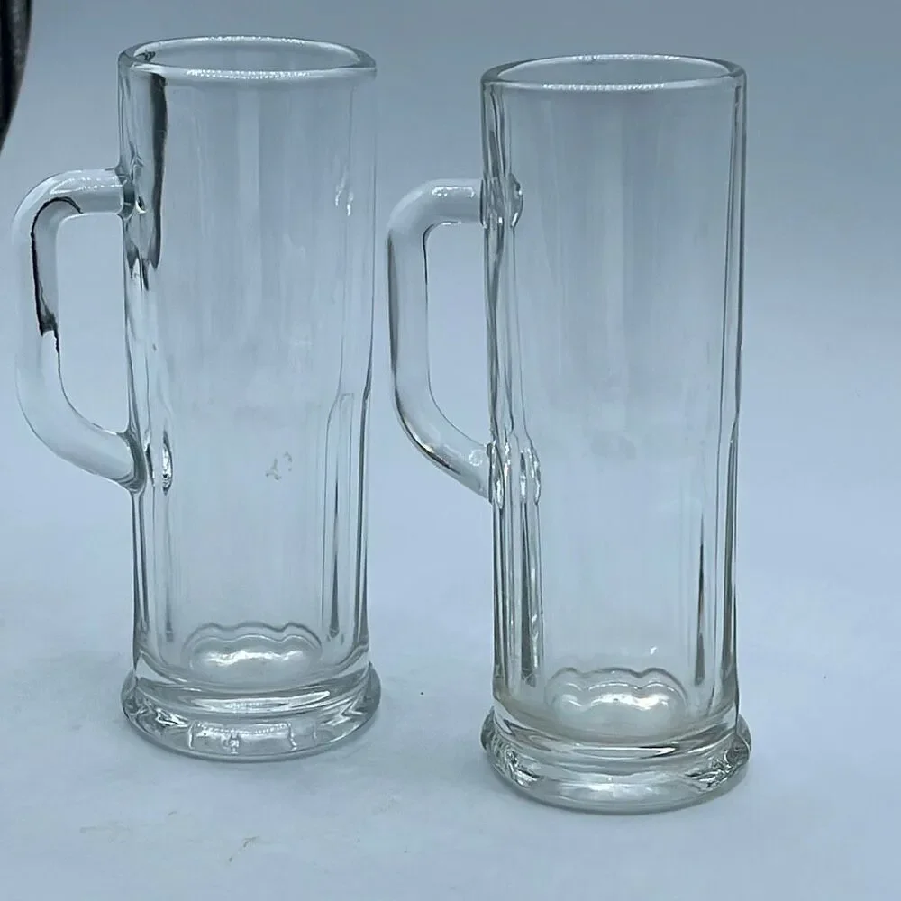 Libbey Frankfurt beer shooters, set of 2.